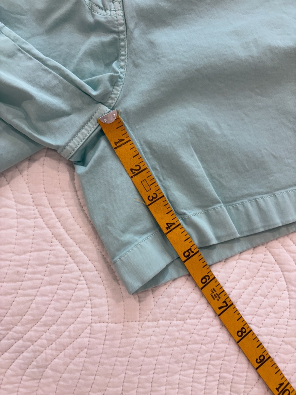 Vineyard Vines Women's Bermuda Shorts in Light Aqua - Picture 9 of 9